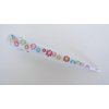 Generic Please read details before buying!! painted flower alligator hair clip (Primary color: White), 1 Count (Pack of 1)