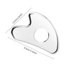 BTYMS Gua Sha Facial Tools Stainless Steel, Heart Shaped Guasha Tool with Hole， Metal Face Sculpting Tool Skin Care Massage Scraper