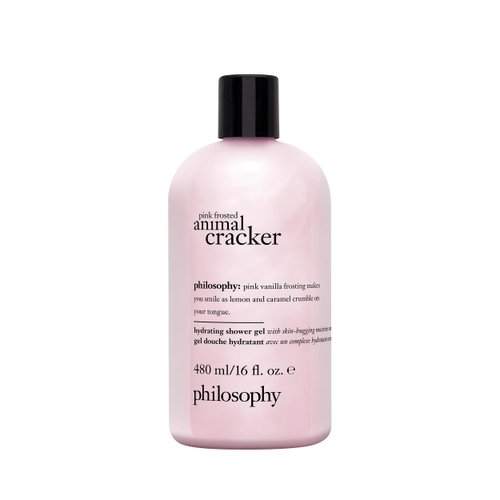 philosophy hydrating shower gel pink frosted animal cracker