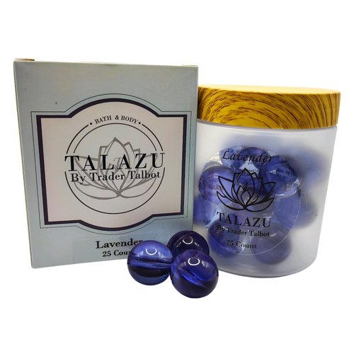 Lavender Aromatherapy Bath Pearly for Smooth, Silky moisturized Skin (25 Count)