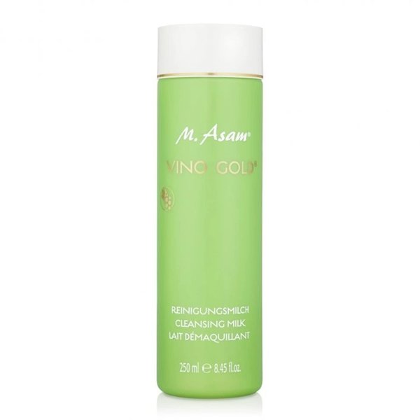 M. Asam Vino Gold Cleansing Milk – Gentle Facial Cleanser removes makeup & targets impurities, Face Wash with Vitamin E & F – nourish with moisture, facial care, 8.45 Fl Oz