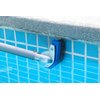 Katikies Pool Brush,Stainless Steel Brush Head,Wire Bristles,for Cleaning and Scrubbing Surfaces Debris Off of All The Areas Within a Pool - Walls, Tiles, Floors, Steps and Corners. (5-inch)
