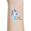Personalized Temporary Tattoos with Phone Number,Tattoos for Child Lost Prevention Mermaid 2×2 inches 30pcs