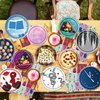 Music Themed Birthday Party Supplies 75Pcs Birthday Party Decorations Tableware Including Paper Plates Napkins for Girls Fans Birthday Party 25 Guests