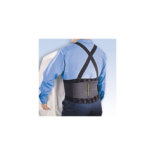 Fla 70-110MDBLK Safe-T-Lift LX Working Back Support, Black, Medium by FLA Orthopedics