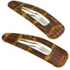 Camila Hair Clip French Hair Barrettes, 2 Inch, Set of 2, Strong Hold, No Slip Grip, Made in France