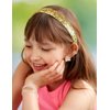 Glitter Headbands for Girls Women Non Slip Girls Headband, Sparkle Kids Headbands Cute Alice Head Band for Girl’s Hair, Girls Women Hair Accessories for Birthday Party Favors, Silver Red Gold Headband