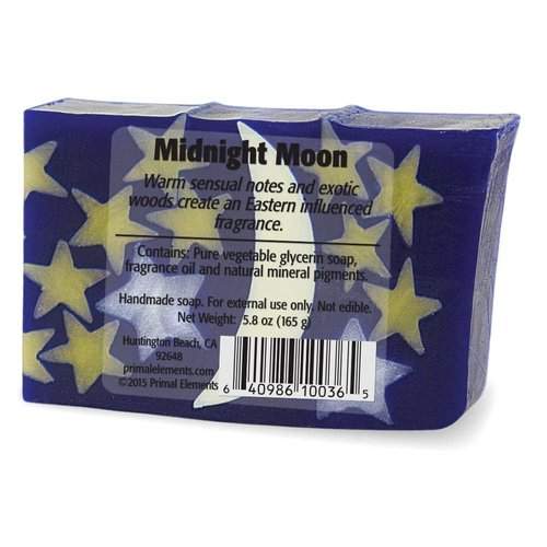 Primal Elements Bar Soap in Shrinkwrap, Midnight Moon, 6 Ounce