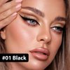 evpct 1Pcs Black Waterproof Colored Eyeliner Liquid Eye Liner Set Long Lasiting Ultra-fine Speed Dry Colorful Liquid Eyeliner