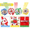 Whaline 4Pcs Back to School Bow Hair Clips Apple Book Blackboard School Bus Hair Bow Barrette Colorful Grosgrain Hairgrips Alligator Clips for First Day of School Kindergarten Hair Accessories