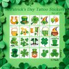 20 Sheets St Patricks Day Tattoos, Green Shamrock Irish Temporary Tattoo DIY Stickers Art, St. Patrick's Day Face Tattoos for Kids, Irish Parade and Party Favors Decoration