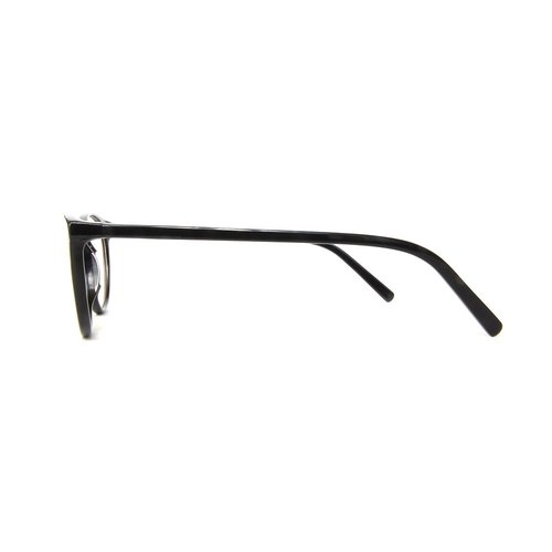 Pixel Eyewear Designer Computer Glasses with Anti-Blue Light Filer, UV Protection, Full Rim, Acetate Frame Black Color - Ventus Style
