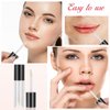 Molain 10pcs Empty Lip Gloss Tubes, 2.5ml Mini Refillable Cosmetic Containers Bottles Lip Balm Bottles for Lipstick Samples, Lip Balms(Black tube cap)