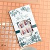 Press on Nails Short Square Independence Day Full Cover Glossy Acrylic Rhinestone False Nails with Patriotic Designs Artificial Coffin July 4th Holiday Fake Nails Glue Stick on Fingernails for Women