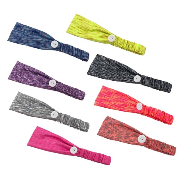 Beavorty 2pcs Button Hair Band for Nurses Button Headband for Women Ear Strap Hook Face Cover Holder Headband Ear Rope Button Headband Face Cover Button Headband Ear Clip Elastic Fitness