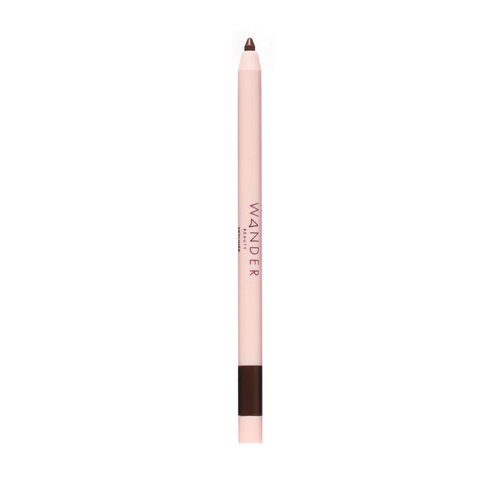 Wander Beauty Skyliner Automatic Gel Eyeliner (Tan Line) - Smudge Proof Retractable Gel Liner - Precise Application With Built-In Eye Pencil Sharpener - Intense Pigment Gel Eyeliner Pencil- 0.01 fl oz