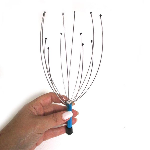 Kole Imports New Head Massager Neck Massage Octopus Scalp Stress Relax Spa Therapy Healing !