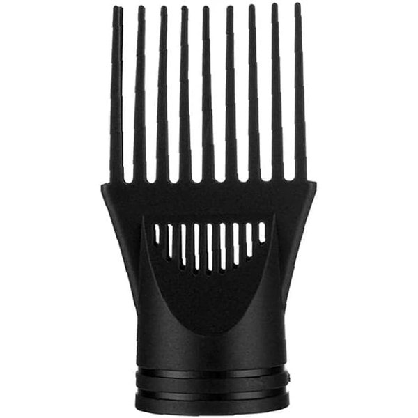 Black Hair Dryer Diffuser Professional Universal Hairdressing Blow Cover Comb Attachment Nozzle Straightening Detangling Professional Processed Blow Dryer Comb Attachment Hair Dryers and Accessories
