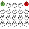 Finduat 20 Pcs Christmas Decorations Stickers for Ornaments, Decals Vinyl Sticker, Christmas Decorations, DIY Sticker, Christmas Stickers for Home Project, Party Supplies