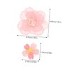 Beatifufu 7pcs Cherry Blossom Hairpin Flower Hairpins Flower Hair Barrettes Floral Duckbill Hairpins Hair Jewels for Women Hair Clips for Girls Flower Girl Hair Accessory Pink