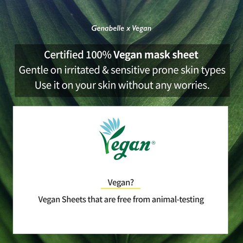 Genabelle Glutathione Brightening Ampoule Mask - Lightweight, Intensive Brightening Mask Sheet 5pcs