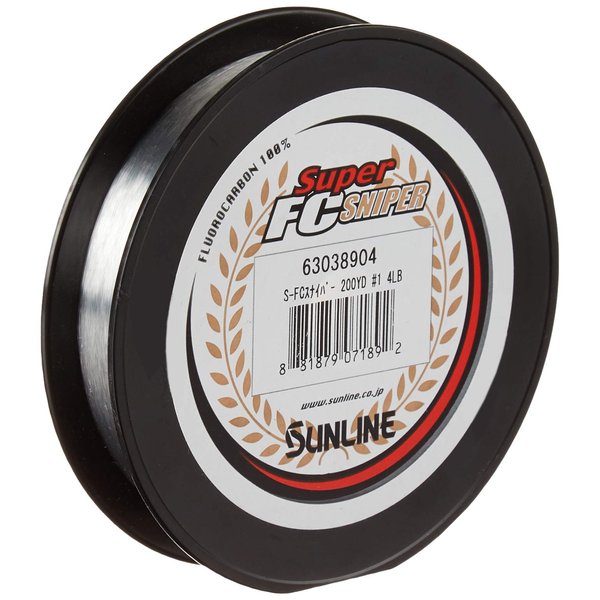 Sunline Super FC Sniper Fluorocarbon Fishing Line (Natural Clear, 14-Pounds/660-Yards)