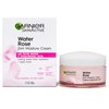 Garnier 24H Moisture Cream with Rose Water and Hyaluronic Acid, Face Moisturizer for Normal to Dry Skin, 1.7 Fl Oz (48g), 1 Count (Packaging May Vary)