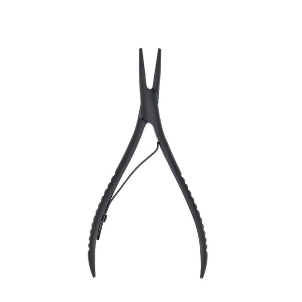 GlamorDove Hair Extension Pliers Sealing Pliers for Extensions Flat Shape Pliers with Teeth Microlink Pliers for Rings Beads Hair Extension Tool Weft Extension