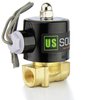 3/8" Electric Solenoid Valve 12-VDC, VITON Gasket, Air, Gas, Fuel Normally Closed