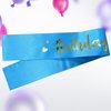 Generic Birthday Girl Sash, Birthday Sash for Girls, Birthday Girl Sash for Women, Birthday Gifts for Women, Blue and Gold Birthday Party Decorations and Supplies