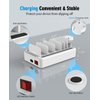 ₂₀₂₃𝘕𝘦𝘸 Charging Station Multiple Charger Station - 6-Port USB Fast Charging Dock 50W Organizer Station with Watch Charger for iPhone|Android Cell Phone|iPad|Kindle|Watch|Tablet