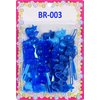 Tara Girls Super Cute Self Hinge Plastic Mulit Design Hair Barrettes Selection. 20 pc blue mix color bow shape.