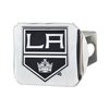 FANMATS 17160 Los Angeles Kings Chrome Metal Hitch Cover with Chrome Metal 3D Emblem