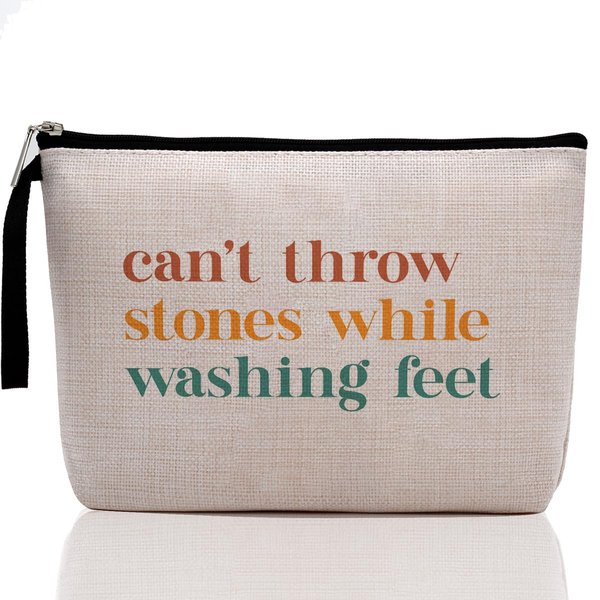 Christian Gifts for Women Friend Inspirational Religious Gifts Makeup Bag Catholic Gifts Positive Faith Based Gifts Cosmetic Bag Zipper Pouch Bag Bible Gifts Travel Toiletry Bag for Birthday Christmas