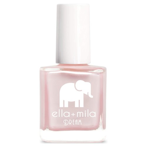 ella+mila Dream Collection - My Fantasy Fast Drying Nail Polish - Pearly Pale Pink Vegan Nail Polish - Chip Resistant 17 Free Nail Polish with Metallic Finish