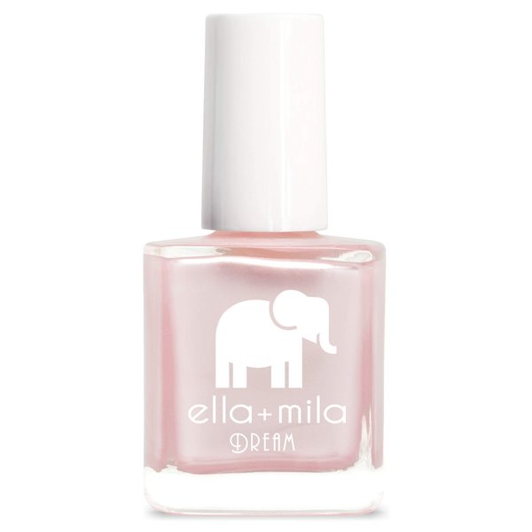 ella+mila Dream Collection - My Fantasy Fast Drying Nail Polish - Pearly Pale Pink Vegan Nail Polish - Chip Resistant 17 Free Nail Polish with Metallic Finish