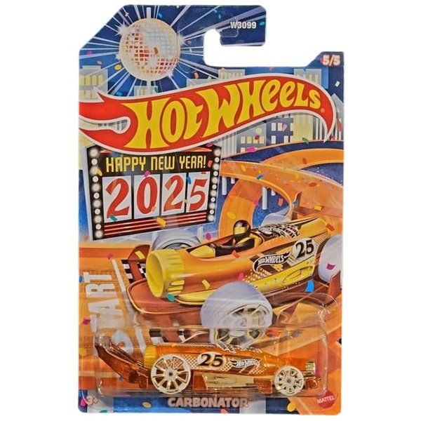 Hot Wheels Happy New Year 2025 Carbonator 5/5 Diecast Car
