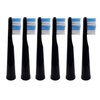 6-Pack Replacement Toothbrush Heads for Dnsly Fairywill FW507/FW508/FW917/FW909/FW949/FW958/FW507B/FW908/FW610/FW659/FW719/FW910 KIPOZI Sboly Sonic Electric Toothbrush (Black)