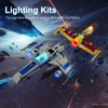 DALDED LED Lighting Kit for Lego Star Wars: Ahsoka New Republic E-Wing vs. Shin Hati’s Starfighter 75364, LED Light Compatible with Lego 75364 Building Block Models (Music Version)