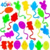 40 Pcs Easter Sticky Hands for Kids, Plastic Easter Eggs Fillers Basket Stuffers for Toddler Boys Girls Easter Eggs Hunt Games Party Favors Supplies Classroom Prizes Goodie Bag Fidget Sensory Toy Bulk