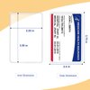 Boduoyejieyi 6 Pack New Medicare Card Holder Protector Sleeves，12Mil Clear PVC Waterproof Medical / Credit Card, Business / Social Security Card Protector