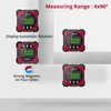 XUNTOP USB Charging Digital Level Box Angle Finder with Laser (Level 2), 4-side Strong Magnetic Angle Gauge IP54 Waterproof Inclinometer Level, Saving time and effort hanging decorations