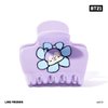 BT21 x Kitsch Recycled Plastic Puffy Medium Hair Clips for Women - Medium Claw Clips for Thin Hair | Claw Hair Clips for Short Hair | Medium Hair Claw Clips for Women | Cute Hair Claws for Girls, Mang