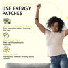 Klova Energy Patches with Caffeine, Green Tea Extract, Peppermint Leaf Extract, Vitamin B3 and Vitamin B6 - for Enhanced Morning Wakefulness
