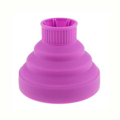 AINAAN Collapsible Silicone Hair Diffuser Attachment- The latest travel portable, 2019, Purple, silicone diffuser