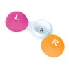 Flents Soft Grip Contact Lens Case, Travel-Sized, Leak-Proof Design, Durable and Sturdy, Soft Grip, Color May Vary