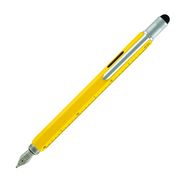 Monteverde USA One Touch Tool Pen, Fountain Pen, Yellow (MV35231),Medium