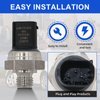 Air Pressure Sensor for Mercedes-Benz CL600 S600 S350 E350 E320 ML320 ML350 GL350 R320, Engine Back Pressure Sensor Replacement Compatible with A0091535028 0091535028 81CP23-02 81CP2302 0071534328