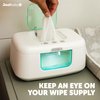 Jool Baby TinyBums Baby Wipe Warmer & Dispenser with LED Changing Light & On/Off Switch (Aqua)