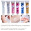 SUMEITANG 6PCS Red Face Body Glitter Gel，Mermaid Holographic Sequins Chunky Glitter Paint for Party Singer Concerts Music Festival Rave Accessories for Girls Women Face Body Hair Sparkling Makeup